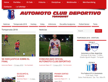 Tablet Screenshot of clubautomotopasion.com.ar